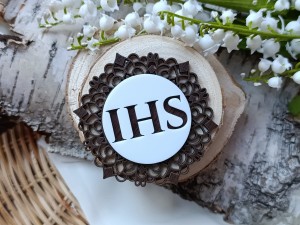 Hostia BIAŁA pleksi plus podkładka HDF WENGE KP89