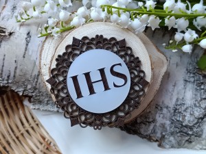 Hostia MROŻONA  pleksi plus podkładka HDF WENGE KP90