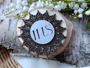 Hostia 3 MROŻONA  pleksi plus podkładka HDF WENGE KP102