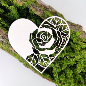 Tekturka Serce ażurowe SR22