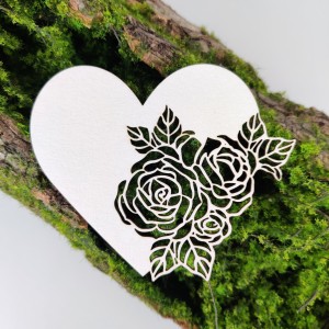 Tekturka Serce ażurowe SR26