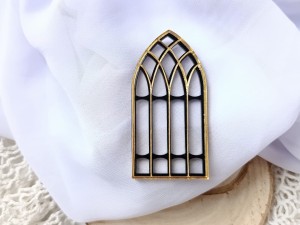 Okno warstwowe 5 czarna pleksi plus złote lustro PS11