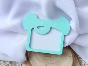 Ramka słonik pastelowa pleksi dwie warstwy PS47