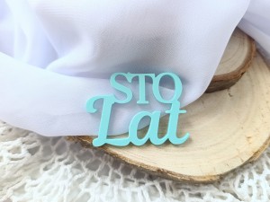 Sto lat pastelowa pleksi PS74