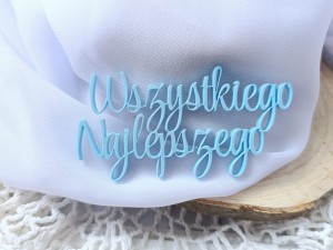 Wszystkiego najlepszego pastelowa pleksi PS76