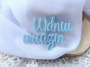 W dniu urodzin pastelowa pleksi PS82