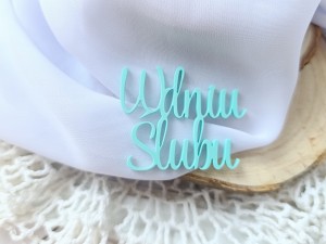 W dniu ślubu pastelowa pleksi PS86