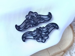 Border 5 CZARNA pleksi 2 szt PS107