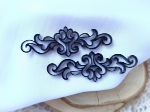 Border 8 CZARNA pleksi 2 szt PS110