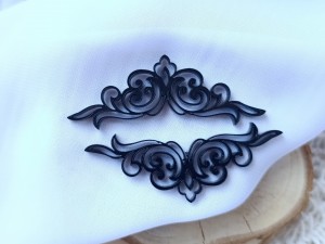 Border 9 CZARNA pleksi 2 szt PS111