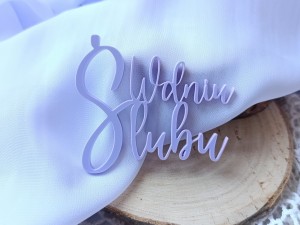 W dniu ślubu pastelowa pleksi PS114