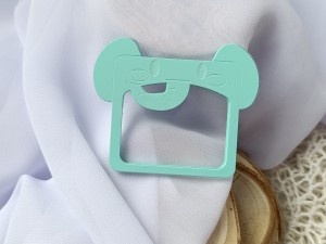 Ramka słonik pastelowa pleksi dwie warstwy PS142