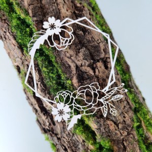 Tekturka Ramka z Kwiatami F28