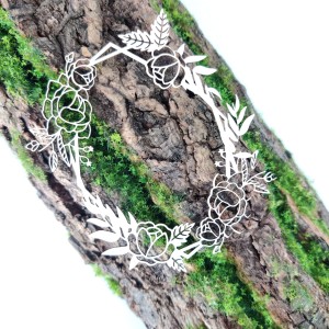 Tekturka Ramka z Kwiatami F32