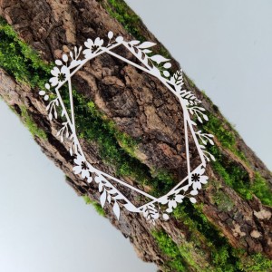 Tekturka Ramka z Kwiatami F34