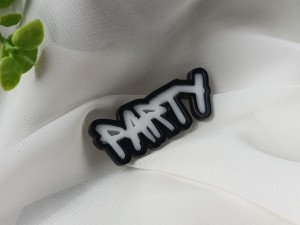 Napis PARTY kolor z ramką  ML51