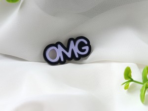 Napis OMG kolor z ramką  ML60