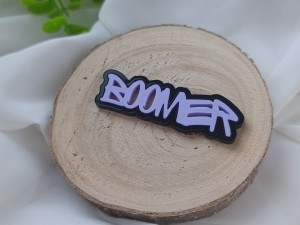 Napis BOOMER kolor z ramką  ML97