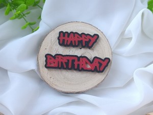 Napis HAPPY BIRTHDAY kolor z ramką  ML63