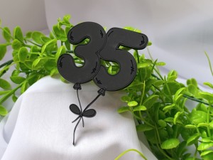 Cyfra 35 balonowa  PLEKSI wybór koloru UR35