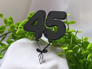 Cyfra 45 balonowa  PLEKSI wybór koloru UR37