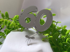 Cyfra 60 balonowa  PLEKSI wybór koloru UR40