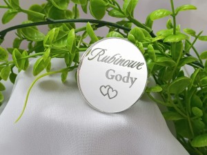 Rubinowe gody grawer PLEKSI wybór koloru UR94