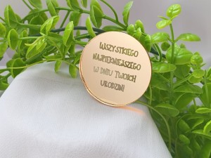 Wszystkiego najpiękniejszego w dniu Twoich urodzin PLEKSI wybór koloru UR119