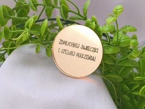 Zdmuchnij świeczki... PLEKSI wybór koloru UR120