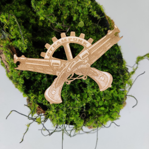 Tekturka PISTOLETY steampunk T302