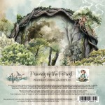 Przyjaciele lasu/ Friends of the Forest 6x6 AA-FOTF-12 Zestaw papierów do scrapbookingu