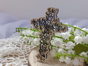 Krzyż ażur  HDF klon PP13