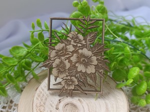 Kwiaty 2 grawer HDF klon WL12