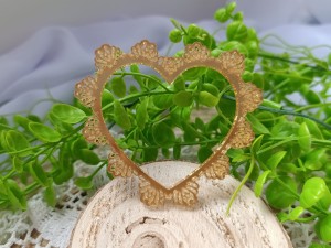 Ramka serce 2 pleksi wybór koloru WL33