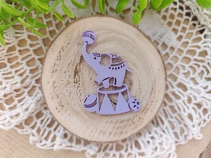 Słonik pastelowa pleksi - wybór koloru  WL81