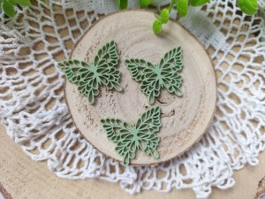 Motylki zestaw 3 szt pastelowa pleksi - wybór koloru  WL94