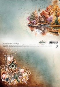Lovely Autumn A4 AA-LA-RP-03 PAPIER RYŻOWY/ RICE PAPER